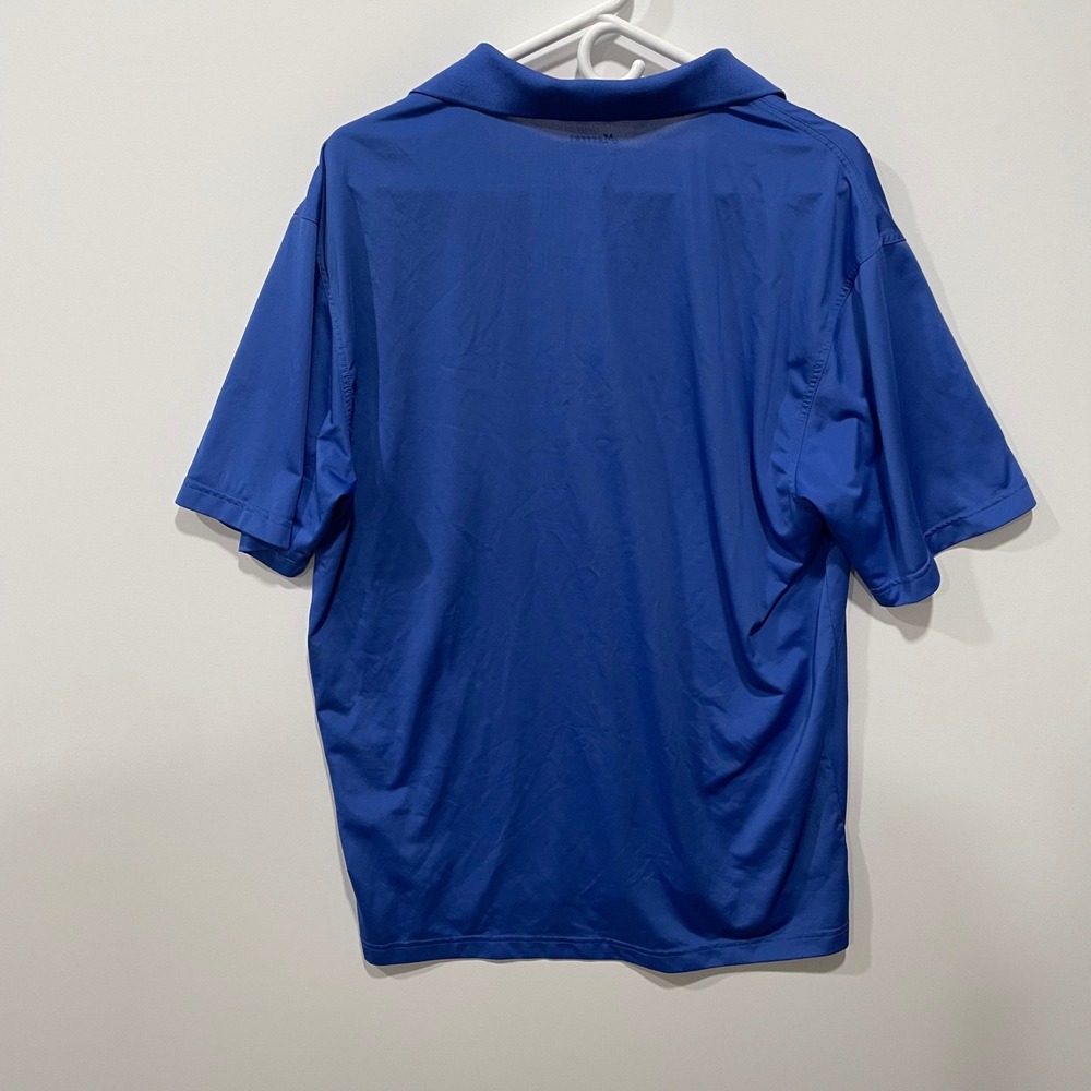 MASTERS TECH Golf Polo Shirt Mens Large Blue Short Sleeve Masters Logo - Picture 5 of 8